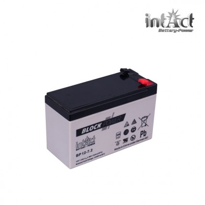 Ciklični akumulator AGM Intact Block-Power 12V 7.2Ah