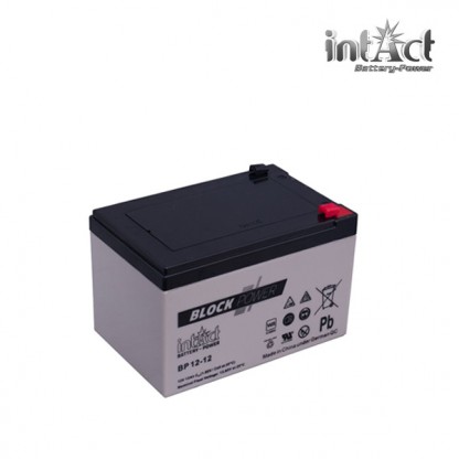 Ciklični akumulator AGM Intact Block-Power 12V 12Ah