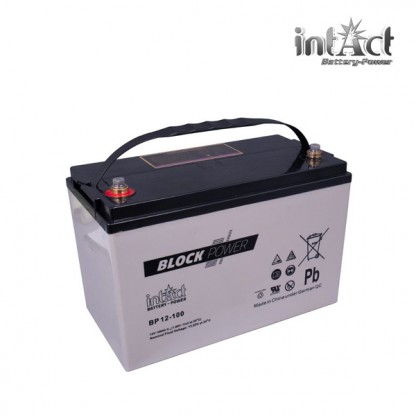 Ciklični akumulator AGM Intact Block-Power 12V 100Ah