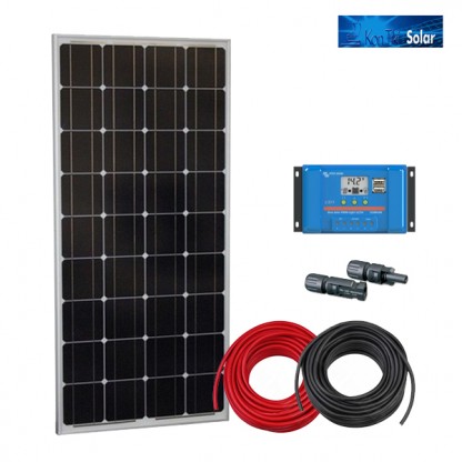 Solarni komplet BlueSolar DC 150W s solarnim modulom, regulatorjem in priključnimi kabli